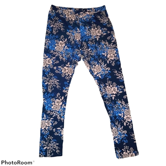 Falls Creek Ankle Length Floral Leggings 483 - Picture 1 of 2